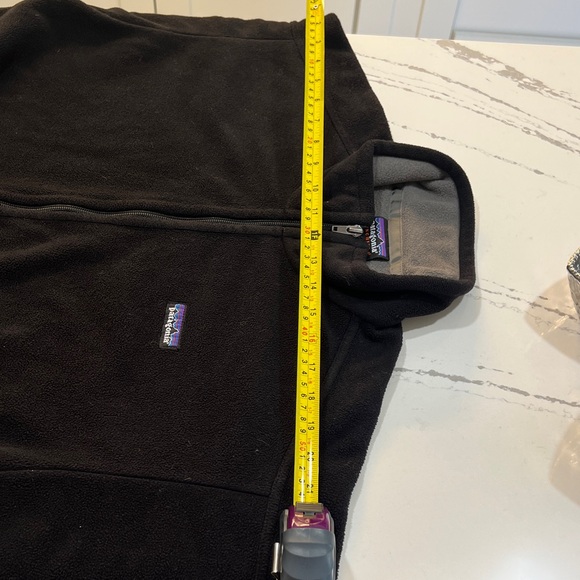 Patagonia Synchilla Black Fleece Zip Up Men's Jacket size L - Picture 16 of 16